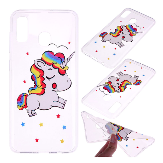 Deco Samsung Galaxy A40 kuoret - Yksisarvinen