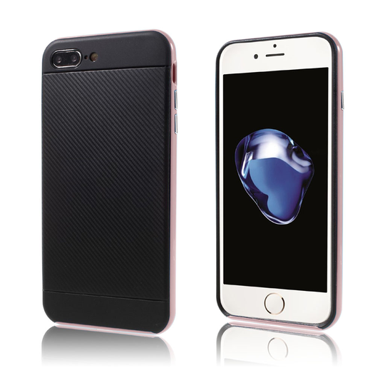 Johan Phone 7 Plus / 8 Plus Suojaava Kuori - Rosee Kulta