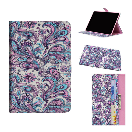 iPad Pro 11 inch (2018) timantti koristeltu kuviollinen synteetti nahkainen suojakotelo magneetti lukolla - Kasmir Kukat