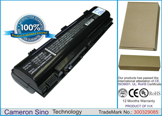 Dell Inspiron 1300 Inspiron B120 Inspiron B130 akku 6600 mAh