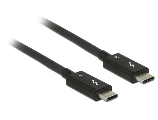 Thunderbolt 3 -kaapeli, 2 M, 20 Gbps, USB-C, 100 W Virransyöttö, Cypress E-Marker -piirisarja, 512
