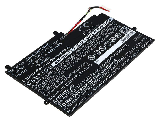 Acer Aspire Switch 11 SW5-173 Aspire Switch 11 SW5-173P SW5-173 akku 4400mAh