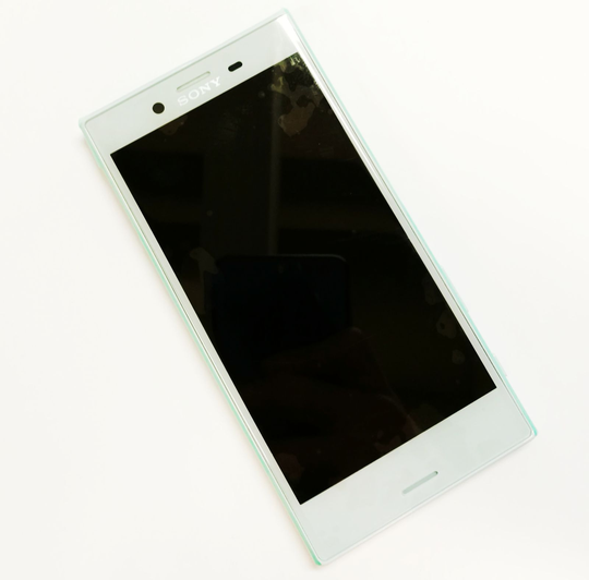 Kosketuspaneeli + LCD Rungolla Sony Xperia X Compact F5321 - Sininen