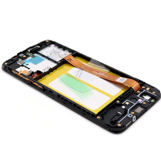 Samsung Galaxy A20e (A202F) Näyttö ja kosketuspaneeli - Musta (Alkuperäinen)