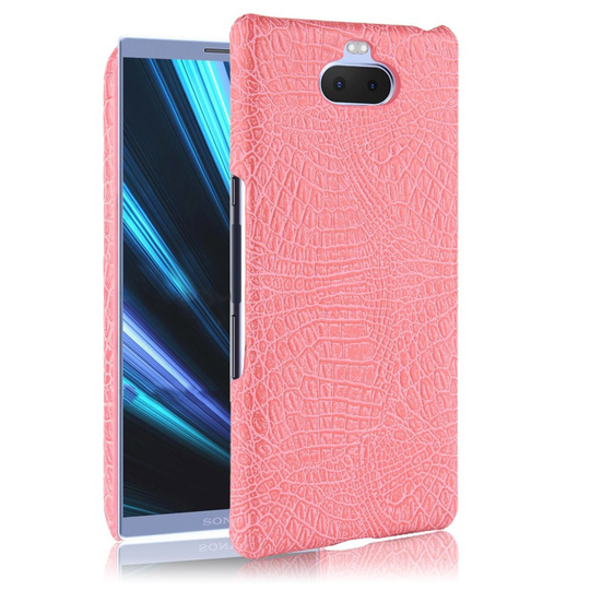 Sony Xperia 10 Plus crocodile case - Pink