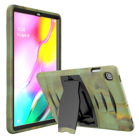 Samsung Galaxy Tab S5e shockproof silicone hybrid case - Camouflage
