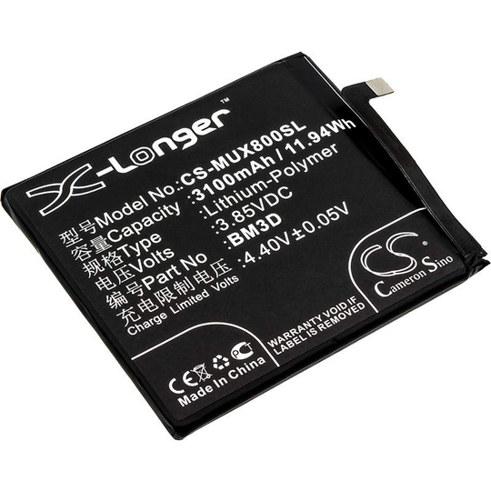 Xiaomi M1805E2A Mi 8 SE Mi 8 SE Standard Dual SIM akku 3100mAh