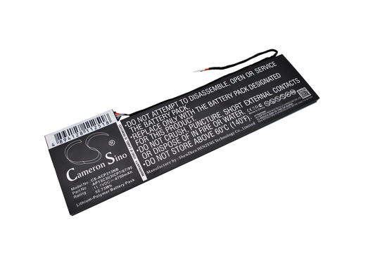 Acer Aspire P3-131 Aspire P3-131-4602 Aspire P3-131-4833 akku 4750 mAh