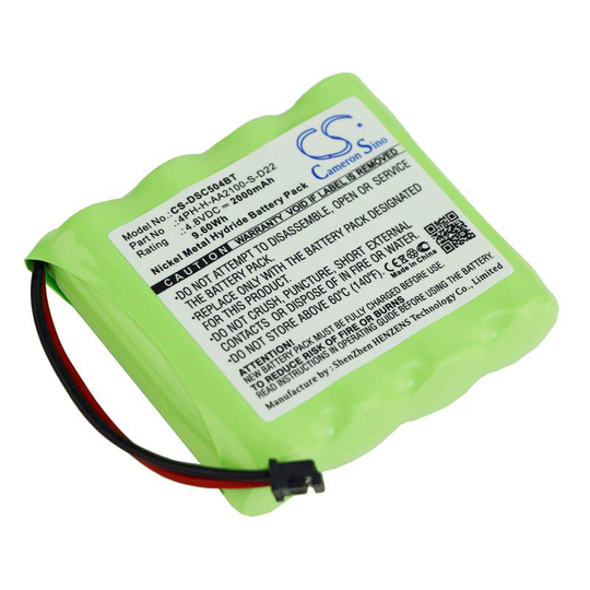 DSC WS4920HE wireless repeater akku 2000mAh