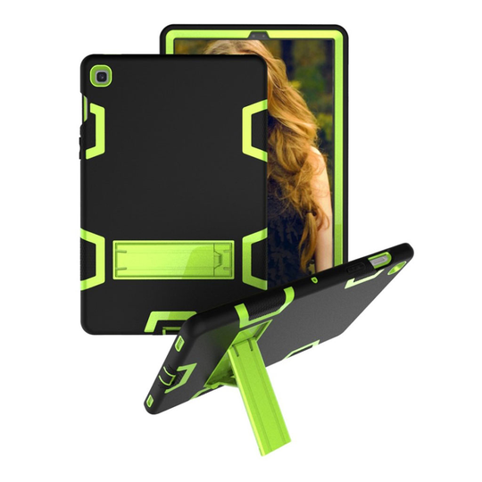 Samsung Galaxy Tab S5e shockproof hybrid case - Black / Green