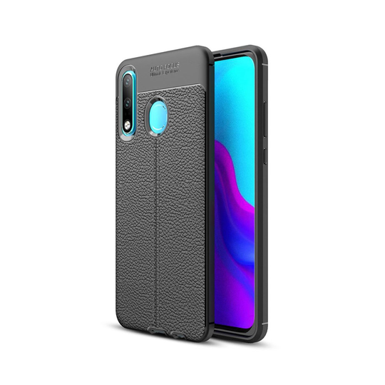 Huawei P30 Lite litsi pehmeä suojakotelo - Musta