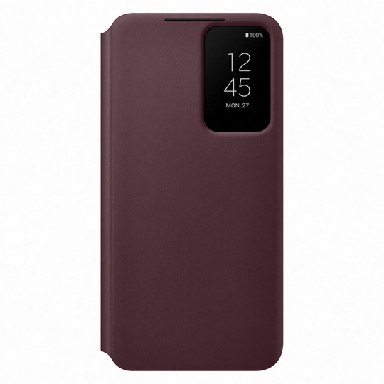 SAMSUNG SMART CLEAR VIEW COVER S22 BURGUNDY