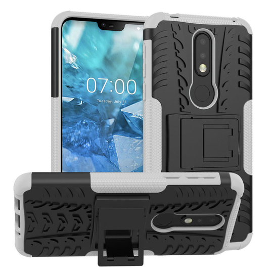 Offroad Nokia 7.1 kuoret - Valkoinen