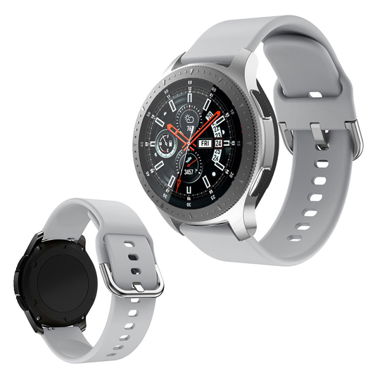Samsung Galaxy Watch (46mm) silicone watch band - Grey