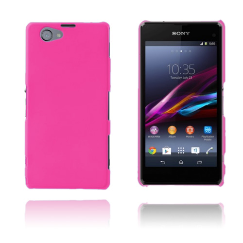 Hard Shell (Kuuma Pinkki) Sony Xperia Z1 Compact Kotelo