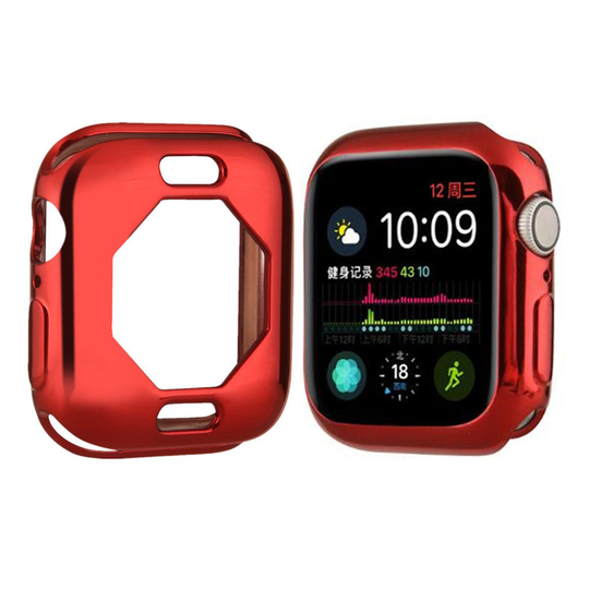 Apple Watch Series 4 40mm kehys suojakotelo - Punainen