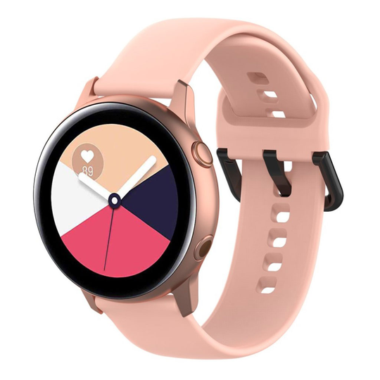 Samsung Galaxy Watch Active durable silicone watch band - Pink