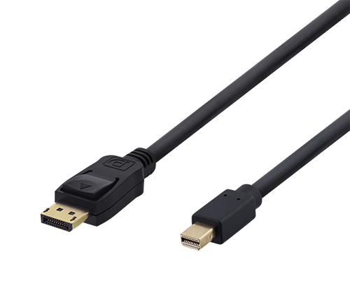 Näyttökaapeli DisplayPort - Mini DisplayPort, Ultra HD Taajuudella 60 Hz, 0,5 M, 21,6 Gb/s, 20-pin