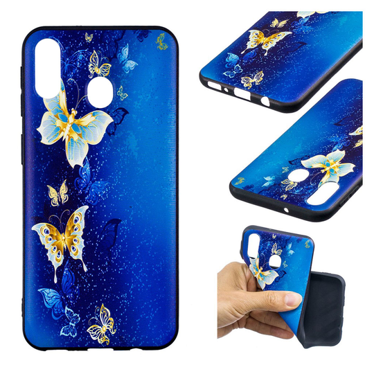 Imagine Samsung Galaxy M20 kuoret - Perhonen Kuvio