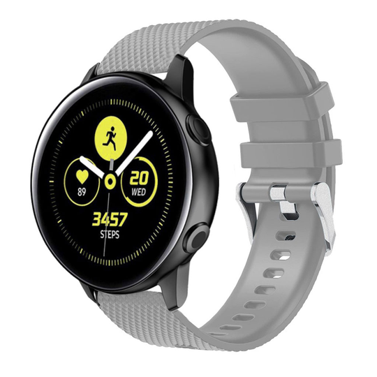 Samsung Galaxy Watch Active silivone watch band - Grey