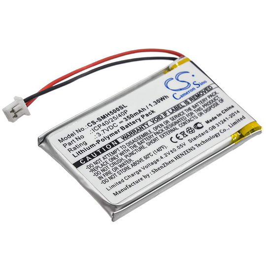 Sena SMH-5 akku 350mAh / 1.30Wh