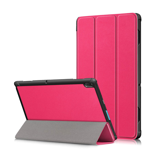 Lenovo Tab E10 iskunkestävä nahkainen suojakotelo - Rose