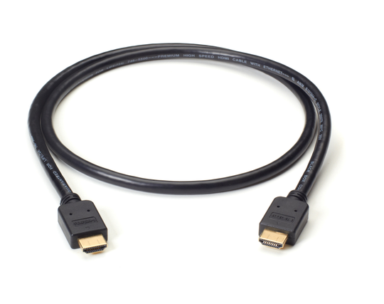 BLACK BOX HIGH-SPEED HDMI CABLE WITH ETHERNET - MALE/MALE, 1-M (3.2-FT.)