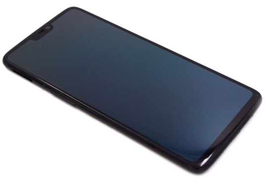 OnePlus 6 Näyttö rungolla - Musta