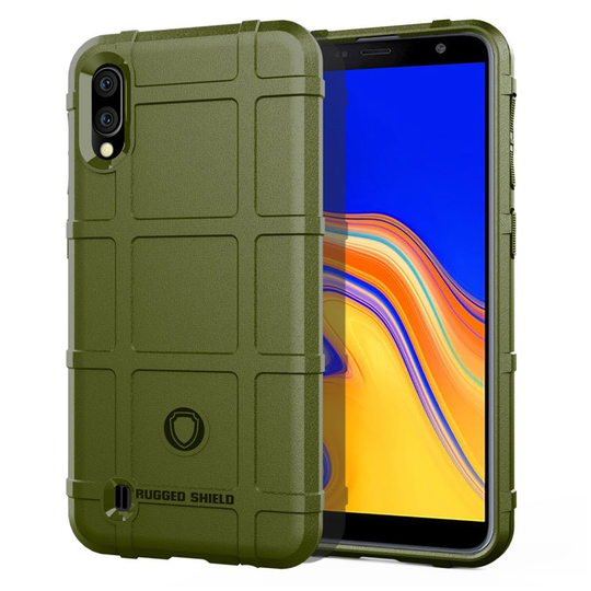 Rugged Shield Samsung Galaxy A10 kuoret - Armeijan vihreä