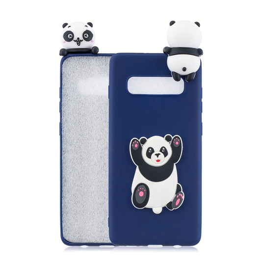 Samsung Galaxy S10 Plus 3D kuvio suojakotelo - Hyppivä Panda