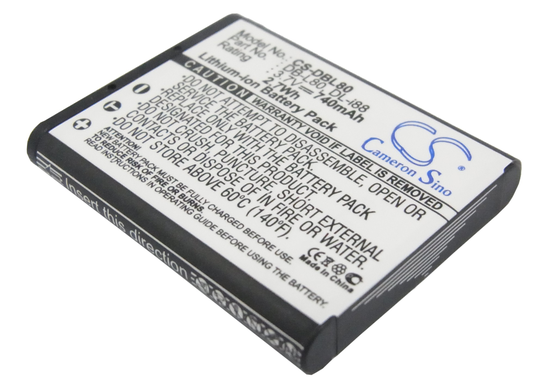Sanyo DB-L80 yhteensopiva akku 740 mAh
