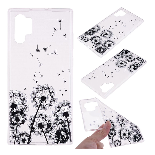 Deco Samsung Galaxy Note 10 Pro kuoret - Musta voikukka