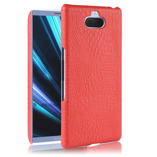 Sony Xperia 10 Plus crocodile case - Red