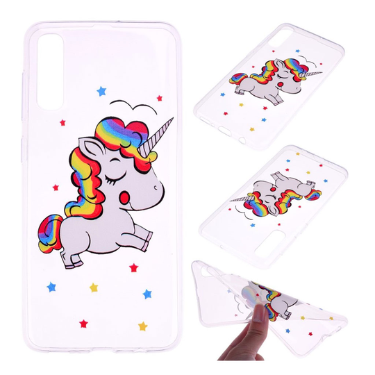 Samsung Galaxy A50 kuviollinen suojakotelo - Yksisarvinen
