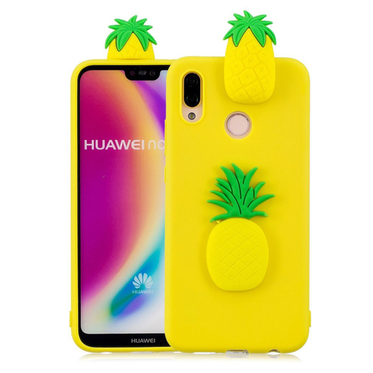 Cute 3D Huawei P20 Lite kuoret - Ananas