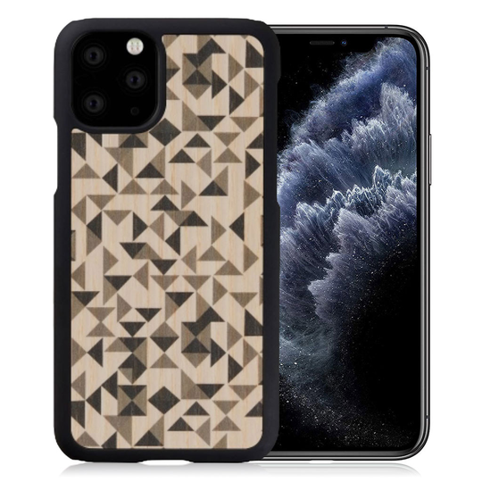 Man&Wood premium case for iPhone 11 Pro - Mono Triangle