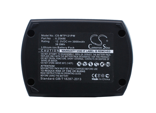 Metabo BS 12 SP BSZ 12 BSZ 12 Impuls Työkalun Akku 3000mAh