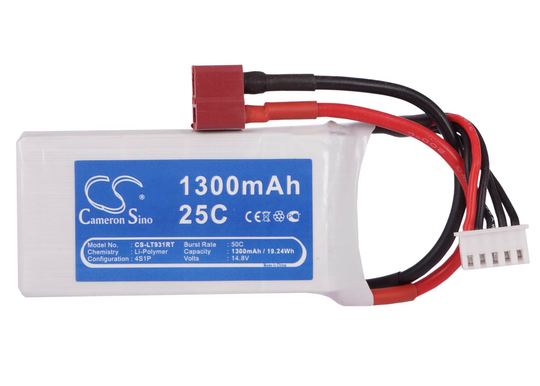 Li-Po Akku 1300 mAh 14 8V 25C
