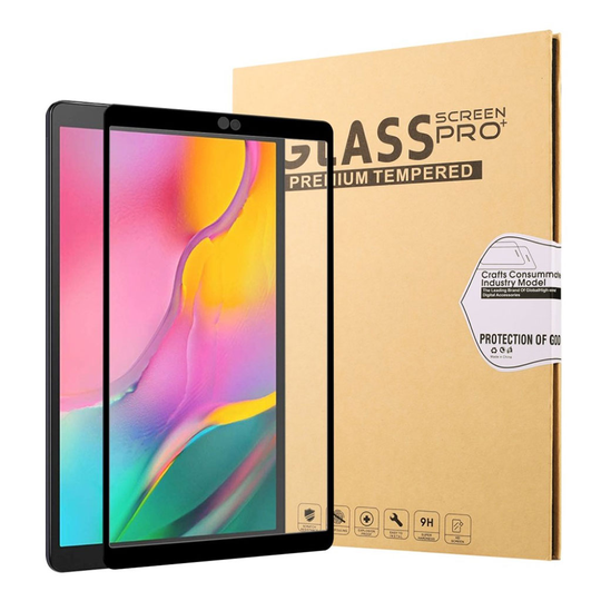 Samsung Galaxy Tab A 10.1 (2019) silk full coverage tempered glass screen protector