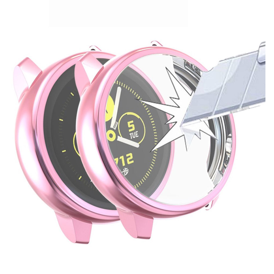Samsung Galaxy Watch Active electroplating case - Pink