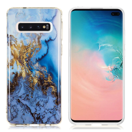 Samsung Galaxy S10 marmori kuosi pehmeä Suojakotelo - Malli K
