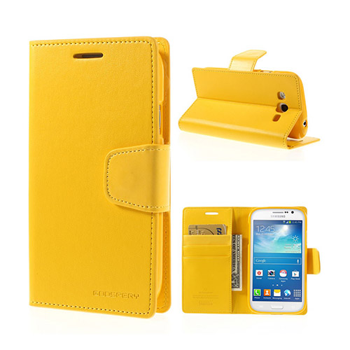 Mercury Sonata Samsung Galaxy Grand Neo Nahkakotelo - Keltainen