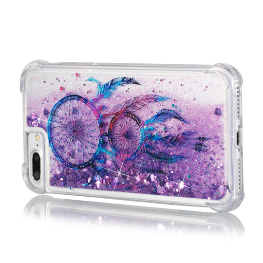 iPhone 7 Plus ja 8 Plus suojakuori glitternesteellä - Unisieppari
