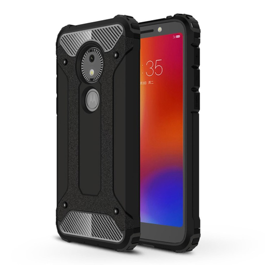 Motorola Moto E5 Play armor guard hybrid case - Black