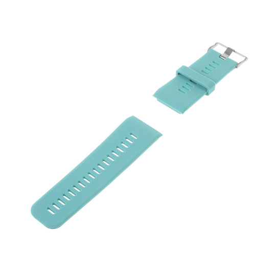 Samsung Gear Fit 2 Silikoni Kellon Ranneke - Syaani