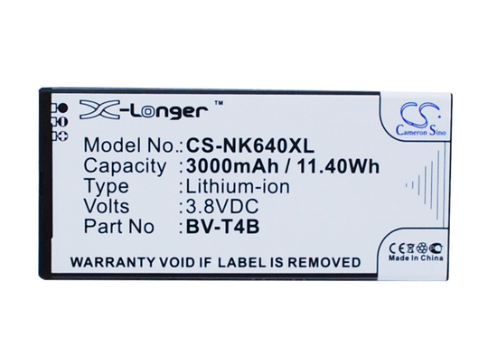 Nokia Lumia 640 XL RM-1062 akku 3000 mAh