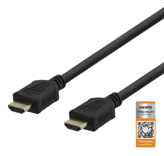 Premium High Speed HDMI Cable, 4K UHD, 2m, Black