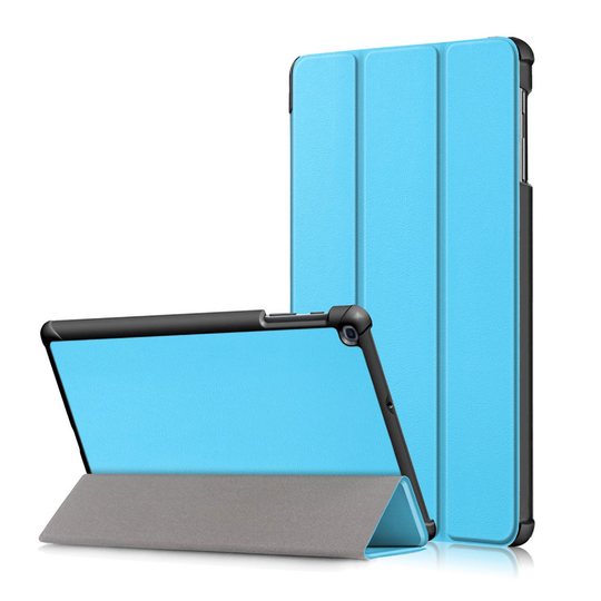 Samsung Galaxy Tab A 10.1 (2019) tri-fold leather case - Sky Blue