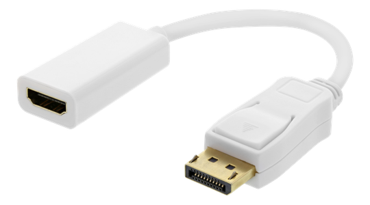 Sovitin DisplayPort Uros - HDMI Naaras, DisplayPort Dual Mode (DP++), Kullatut Liittimet, 3840 X 216