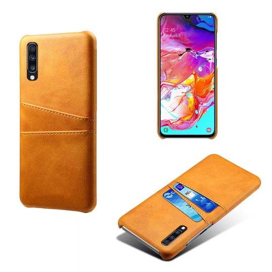 Dual Card Samsung Galaxy A70 kuoret - Oranssi